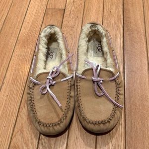 Ugg sheepskin lined moccasins